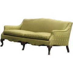 French 1940s Sofa with Cloven Hoof Feet