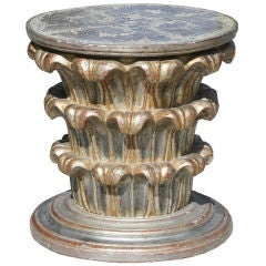 Italian Silver Gilt Side Table