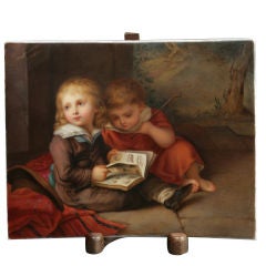 Painting on porcelain, KPM