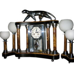Art Deco Clock Set