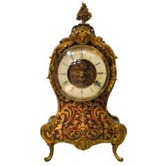Antique Boulle Inlaid Clock