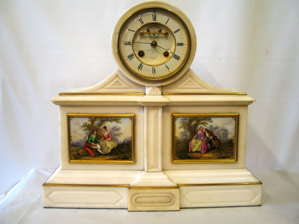 Tiffany & Co. Marble Mantel Clock