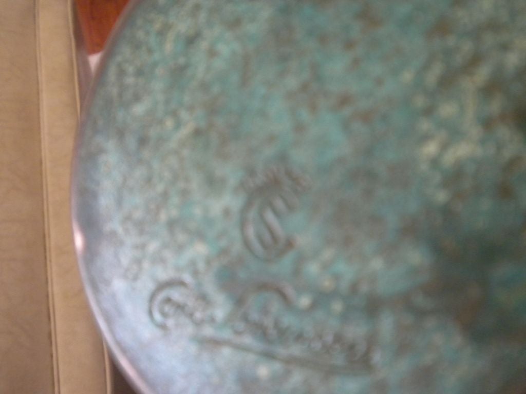 20th Century Carl Sorensen Verdigris Bronze 7