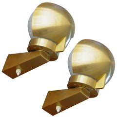 Pair of Sconces by Jean Perzel, Signed