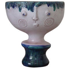 Robert & Jean Cloutier Ceramic Bowl, Signed