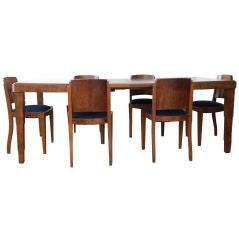 Art Deco Dining Table and Chairs