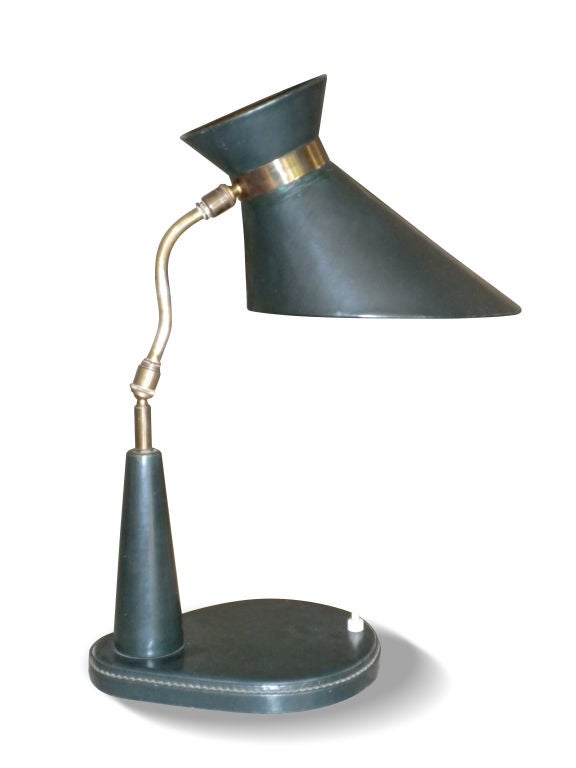 Jacques Adnet Desk Lamp for Hermes