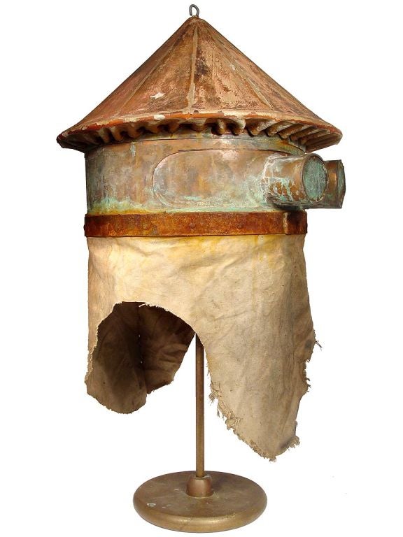19th Century Early Home Made Beekeeper's Helmet
