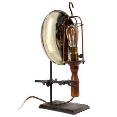 Unique Industrial  Reflector Table Lamp