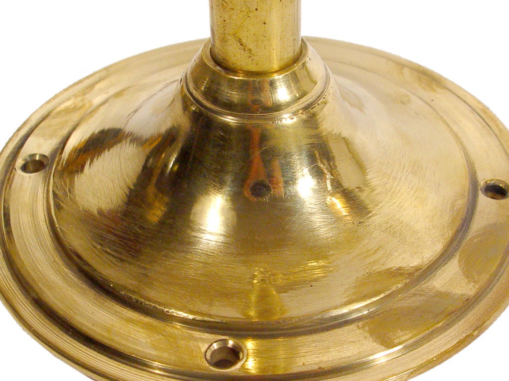 Large Articulated Brass Marine Map Reading Light
