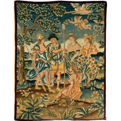 19th century Belgium Tapestry