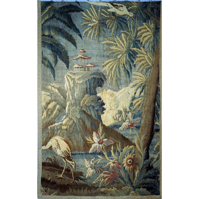 Flemish Verdure Tapestry For Sale