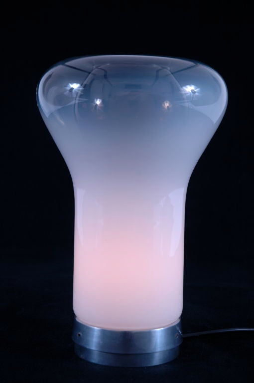 Italian Pair of Angelo Mangiarotti Saffo Lamps for Artemide For Sale