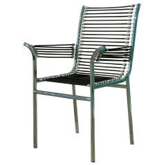 Rene Herbst Chrome Armchair