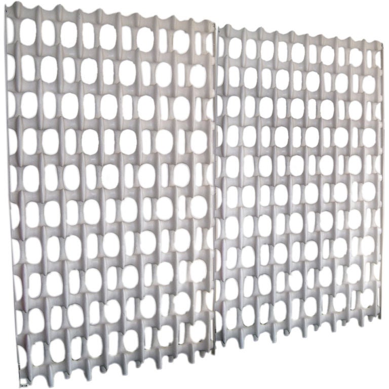 Molded fiberglass Screen Room Divider by Don Harvey