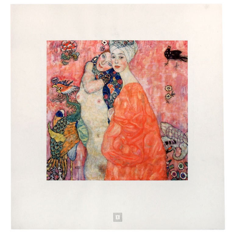 GUSTAV KLIMT "The Girl Friends" For Sale
