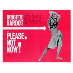 1961 BRIGITTE BARDOT "Please, Not Now!"