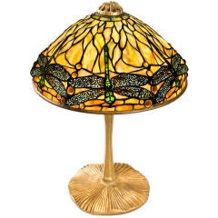Antique Tiffany "Dragonfly" Table Lamp