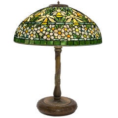 Lampe Tiffany Studios New York "Jonquil-Daffodil" (jonquille)