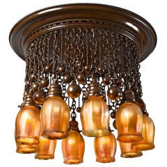 Tiffany Studios New York Ten Light “Moorish” Chandelier