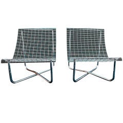 Antique Pair of French 1960 Chairs by Rodner 6