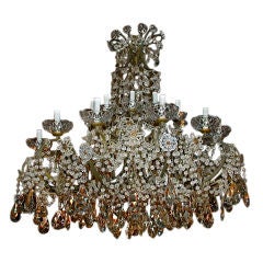 A Very Large antique   French 1940  Cristal Chandelier