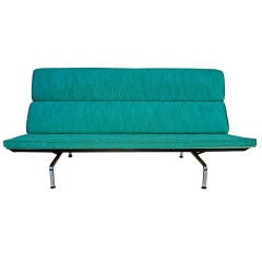 Antique 1950 Charles Eames Compact Sofa