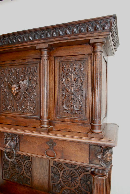 A beautiful and imposing  French late 19th century buffet, the picture speak for it self, the patina and the details are much nicer in person

ALL SALES ARE FINAL, STORE CREDIT OR EXCHANGE ONLY