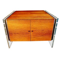Antique  milo baughman side table