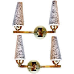 Antique pair of  French  1950 sconces