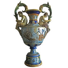 Antique  very large 19 th century italian vase