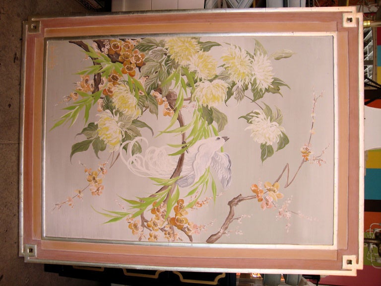Bird Painting on Panel by Lucien Leinfelder 4
