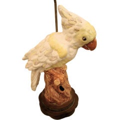 Vintage Parrot Lamp