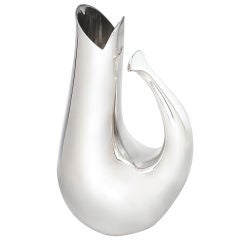 Sterling Gurgling Fish pitcher