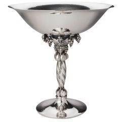 Largest Georg Jensen sterling "Grape" compote