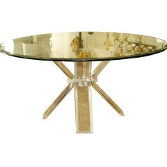 Butterfly Lucite Dining Table