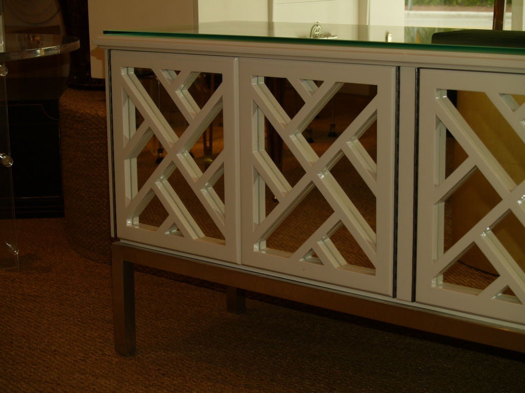 Hollywood Regancy Double Sided Cabinet