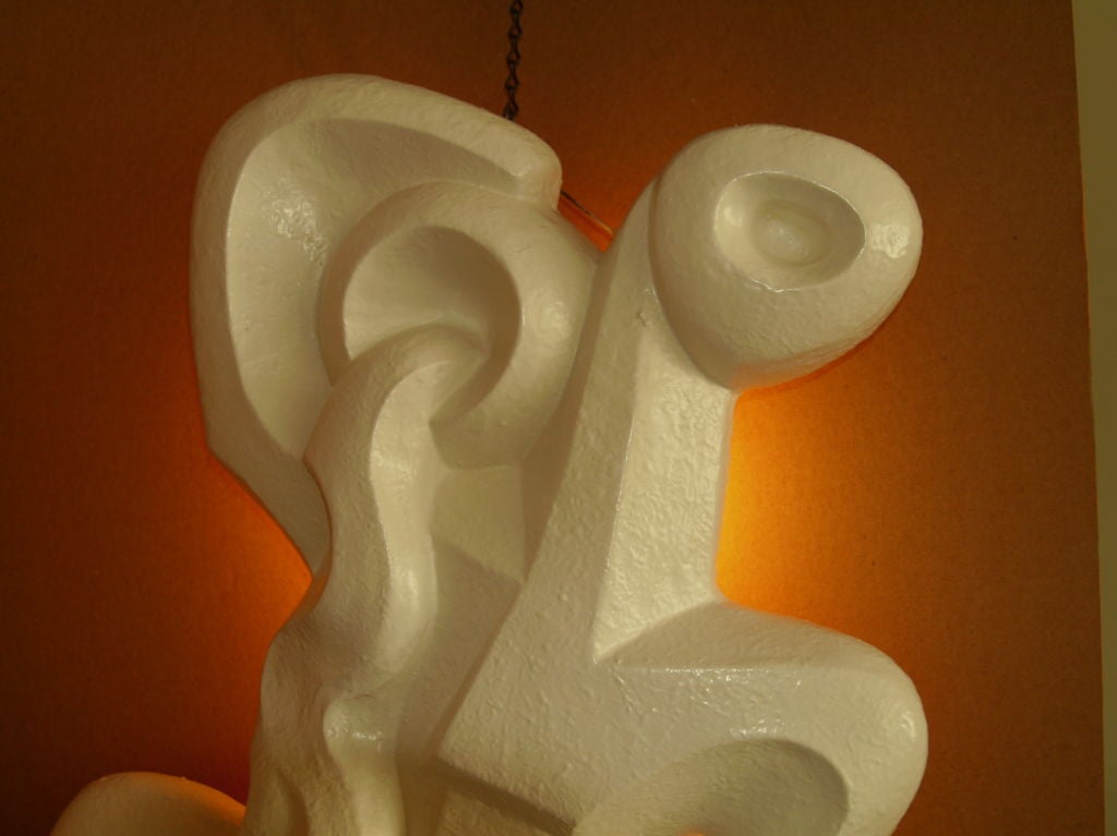 Beautiful Sculpture done in plaster with a textured fiberglass finish. Its called the 
