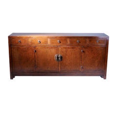 Chinese Side Chest with Bi-Fold Doors