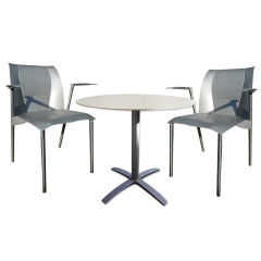 Vintage Frank Gehry FOG® Table & Pair of FOG® Stacking Chairs