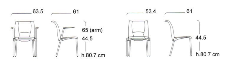 Frank Gehry FOG® Table & Pair of FOG® Stacking Chairs 3