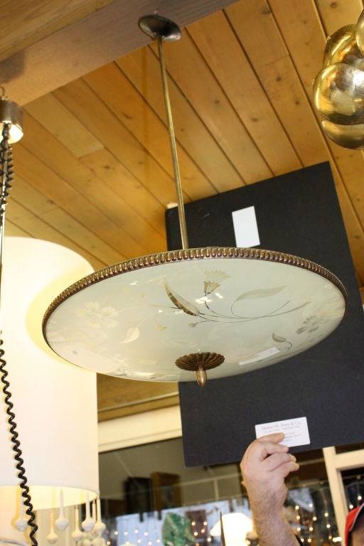 1940's Italian "Flying Saucer" Pendant