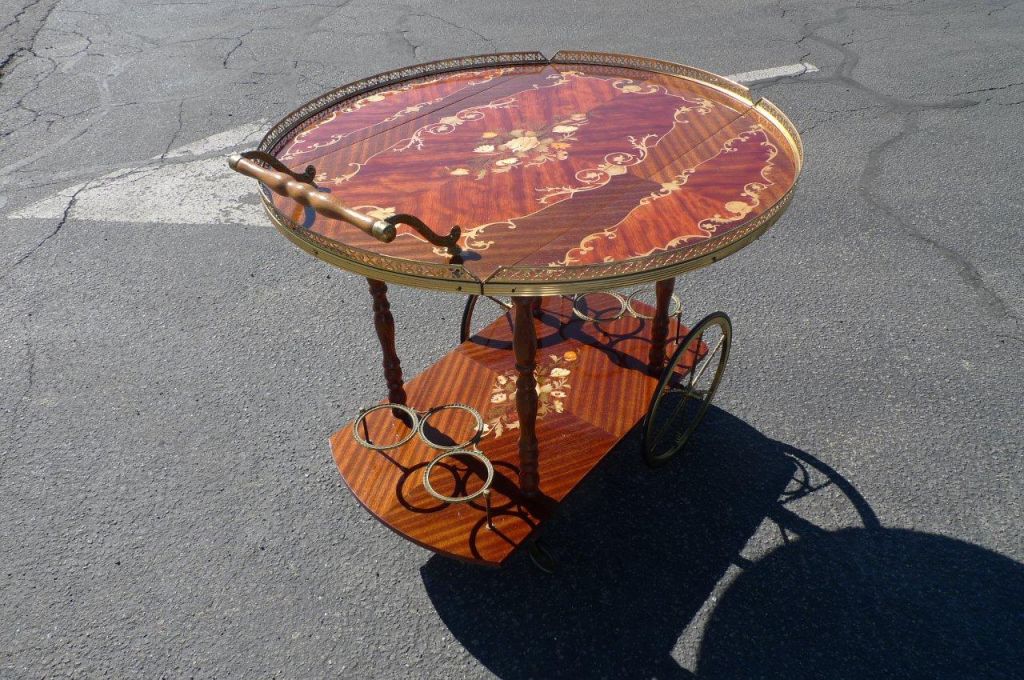 Mid-20th Century Vintage Italian Tea Cart / Serving Trolley