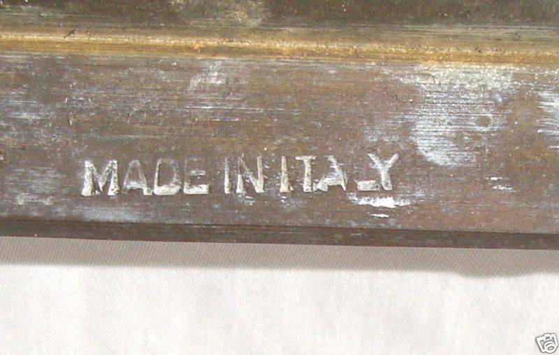 1950's Italienisch Messing Chiavari Settee