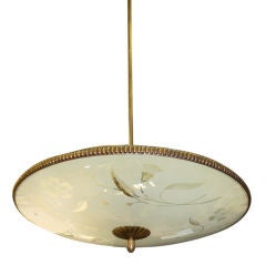 1940's Italian "Flying Saucer" Pendant