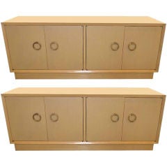 Pair of Small Low Credenzas by T. H. Robsjohn-Gibbings