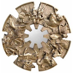 Brutalist Zodiac Mirror 2