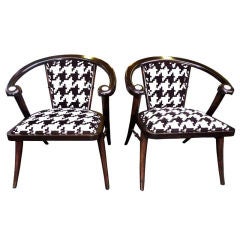 Pair Mid-Century Klismos Chairs by Kenneth Froy for Maison Art