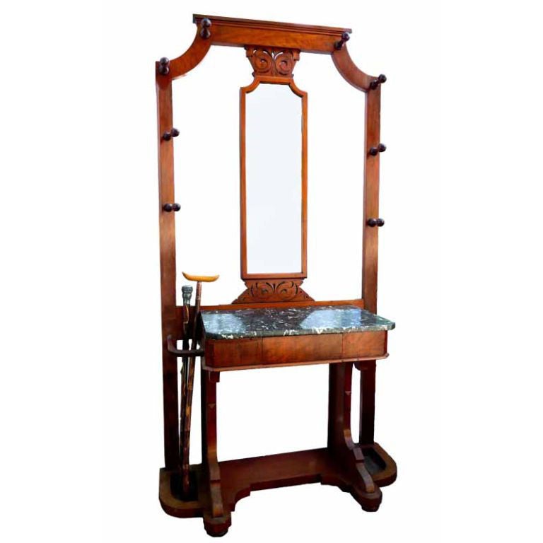 Eastern European Art Deco Hall Stand at 1stDibs