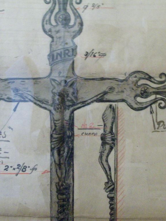 Jose Thenne Working Drawing : Cross